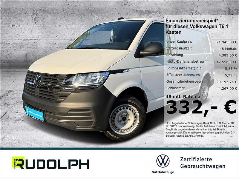 Gebraucht VW T6.1 110 PS (80 kW) 2021 Candyweiß Van