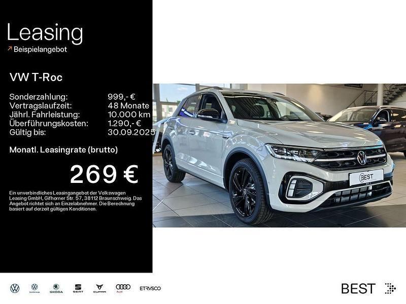 Grau Neu 2025 VW T-Roc R-line SUV | 38.390 € (Fairer Preis) - Bild 1/2