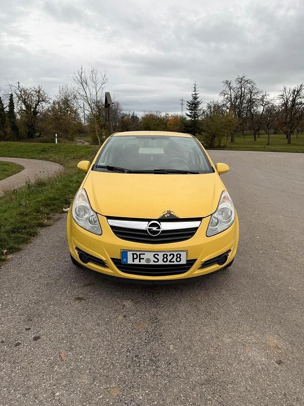 Gelb Gebraucht 2009 Opel Corsa Kleinwagen | 1.850 € (Guter Preis) - Bild 1/4