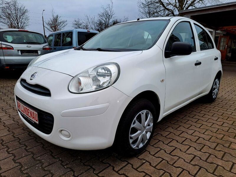 Weiß Gebraucht 2011 Nissan Micra Visia Kleinwagen | 2.992 € (Guter Preis) - Bild 1/4