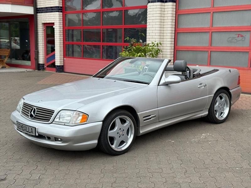 Silber Gebraucht 1999 Mercedes SL500 AMG Cabrio | 7.950 € (Guter Preis) - Bild 1/4