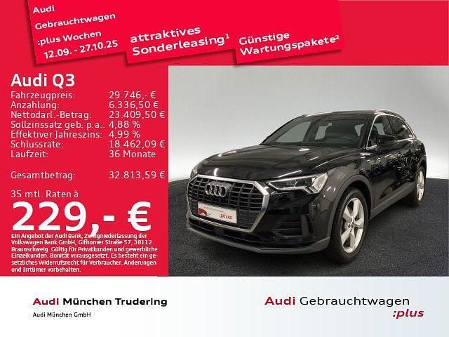 Mythosschwarz metallic Gebraucht 2022 Audi Q3 Business SUV | 29.746 € (Fairer Preis) - Bild 1/2