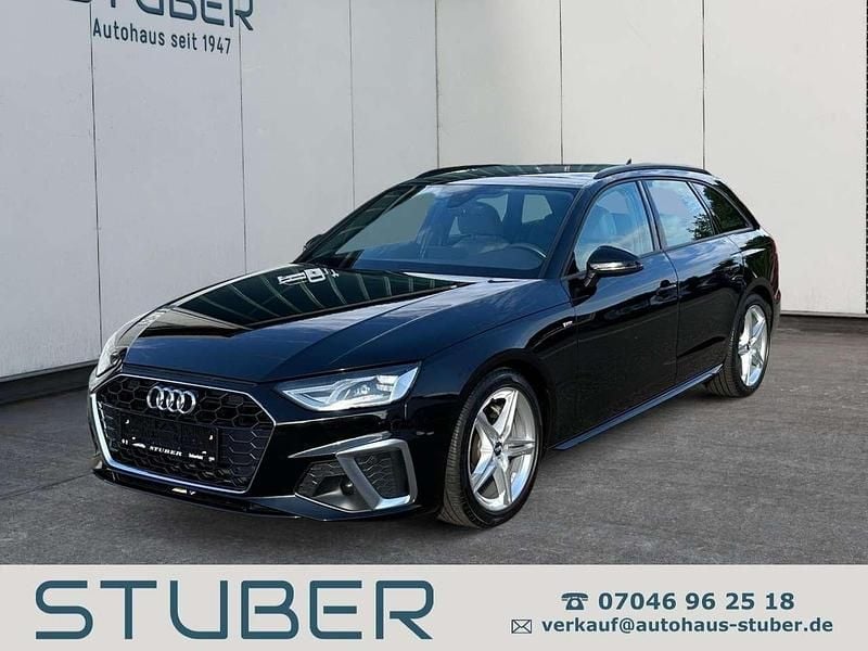 Mythosschwarz metallic Gebraucht 2020 Audi A4 S-Line Kombi | 29.880 € (Fairer Preis) - Bild 1/4