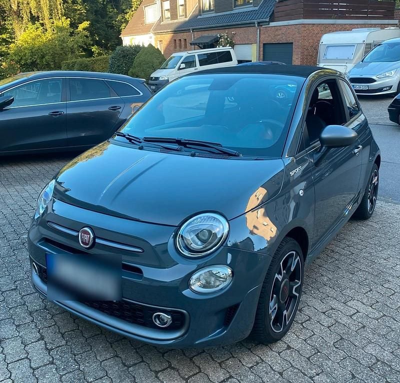 Grau Gebraucht 2021 Fiat 500C Sport Cabrio | 10.000 € (Guter Preis) - Bild 1/4
