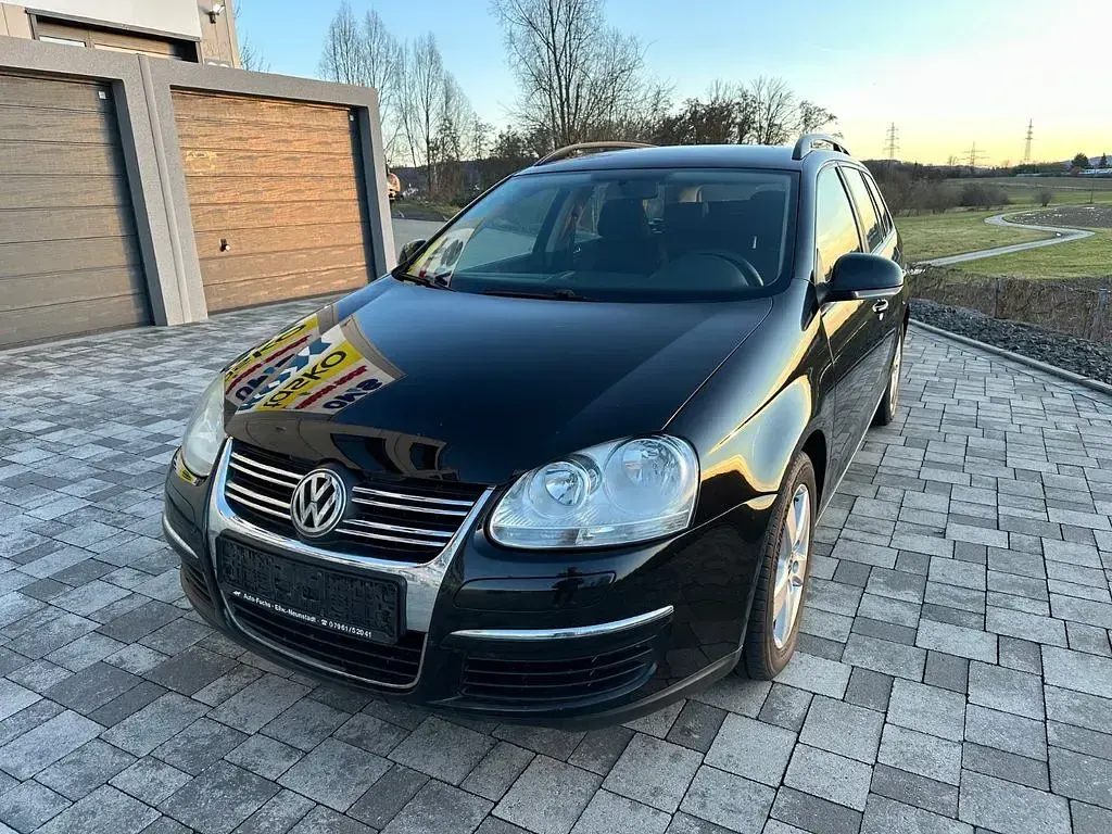 Gebraucht VW Golf V Trendline 105 PS (77 kW) 2008 Schwarz Kombi