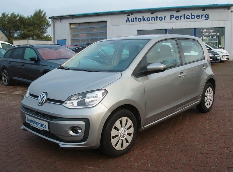 Silber Gebraucht 2019 VW up! move up! Kleinwagen | 6.499 € (Guter Preis) - Bild 1/4