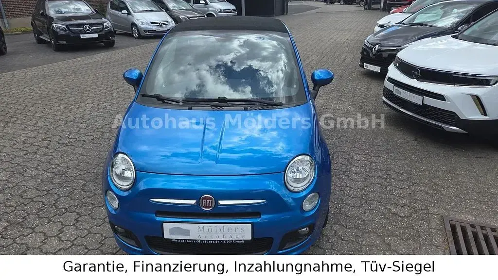 Gebraucht Fiat 500S 69 PS (50 kW) 2015 Blau Cabrio