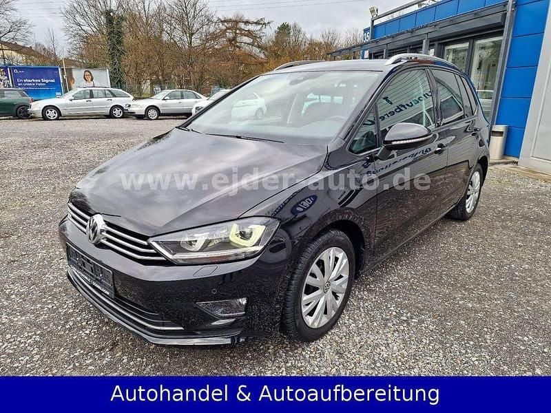 Gebraucht VW Golf Sportsvan Sound 125 PS (91 kW) 2017 Schwarz Van / Kleinbus
