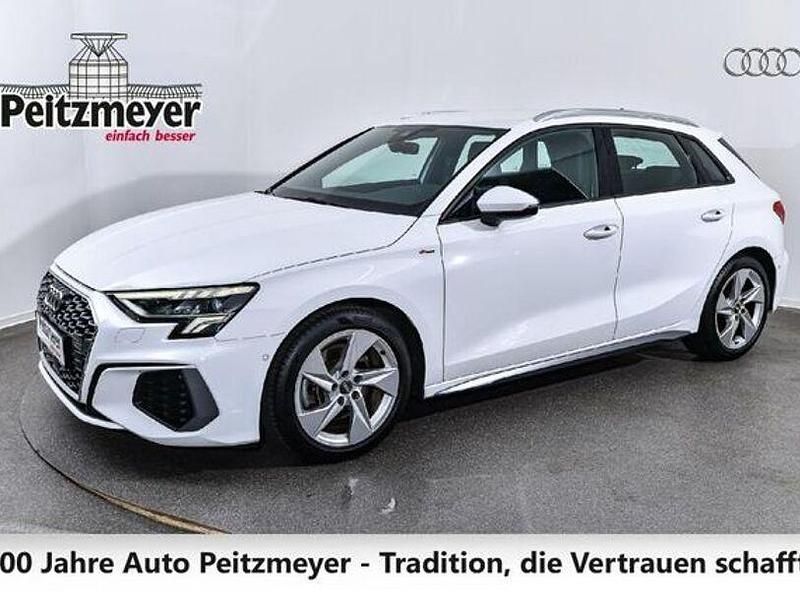 Weiß Gebraucht 2020 Audi A3 S-Line Limousine | 26.290 € (Etwas zu teuer) - Bild 1/4