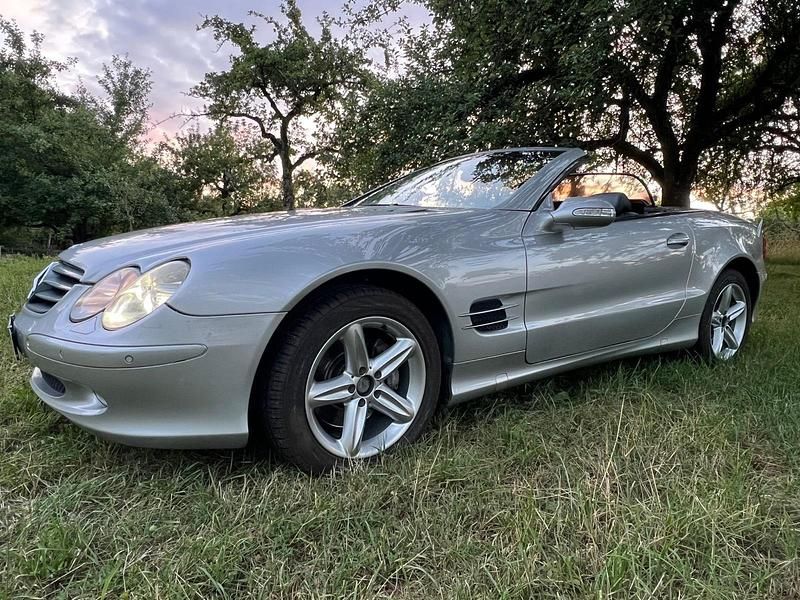 Silber Gebraucht 2001 Mercedes SL500 Cabrio | 11.000 € (Fairer Preis) - Bild 1/4