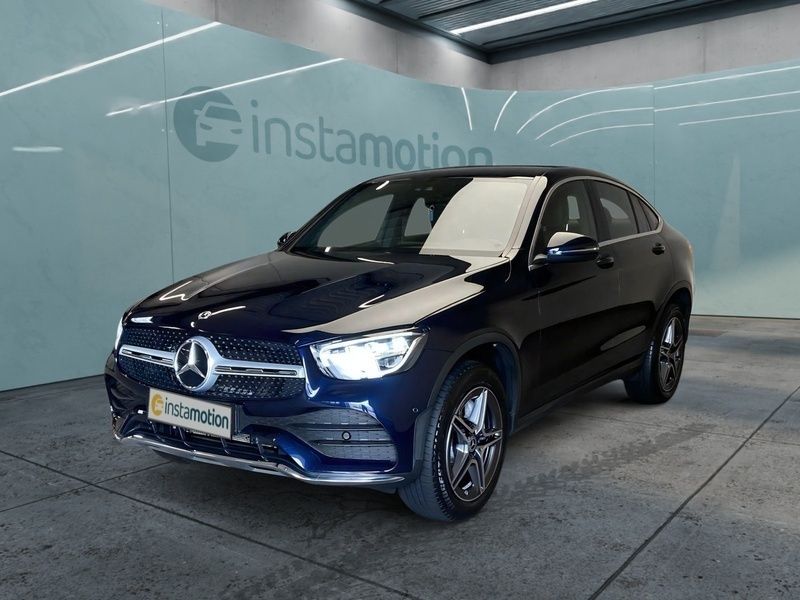 Blau Gebraucht 2021 Mercedes GLC300 AMG SUV | 47.355 € (Teuer) - Bild 1/3