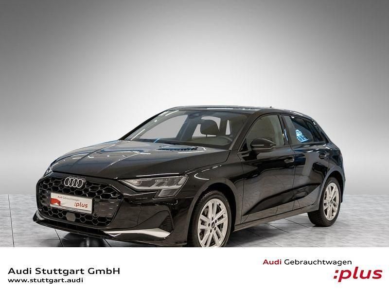 Mythosschwarz metallic Gebraucht 2024 Audi A3 Sportback Limousine | 30.940 € (Fairer Preis) - Bild 1/4