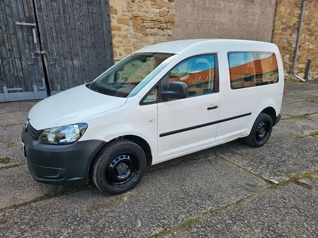 Gebraucht VW Caddy 75 PS (55 kW) 2013 Weiß Van / Kleinbus