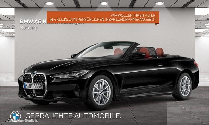Schwarz Gebraucht 2022 BMW 420 Cabrio | 39.990 € (Guter Preis) - Bild 1/4
