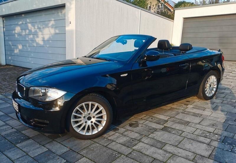 Schwarz Gebraucht 2010 BMW 120 Cabriolet Cabrio | 9.490 € (Fairer Preis) - Bild 1/4