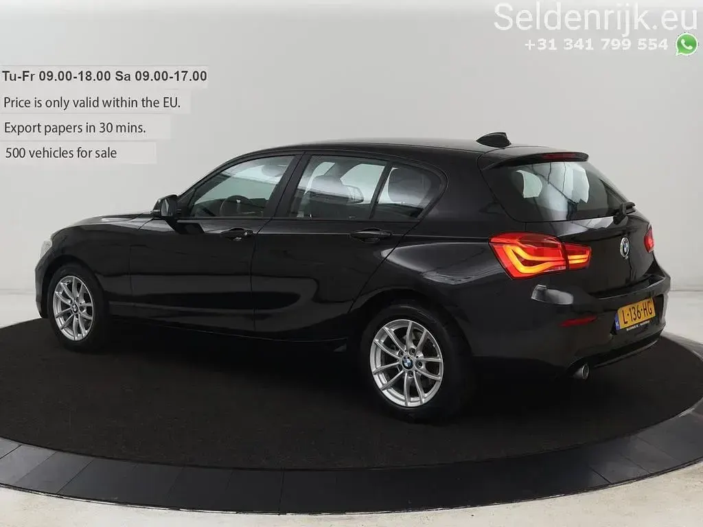Brugt BMW 116 116 HK (85 kW) 2018 Sort Hatchback