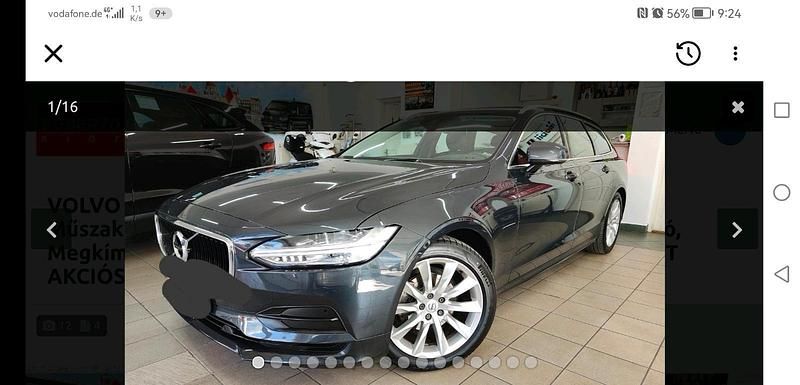 Gebraucht Volvo V90 190 PS (139 kW) 2019 Schwarz Kombi