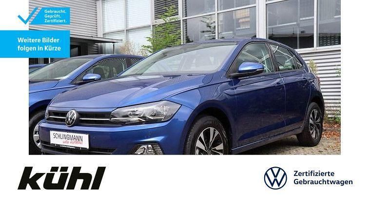 Blau Gebraucht 2021 VW Polo Edition Kleinwagen | 17.480 € (Fairer Preis) - Bild 1/4