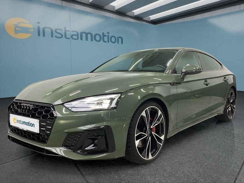 Grün Gebraucht 2023 Audi A5 Sportback Kleinwagen | 40.949 € (Fairer Preis) - Bild 1/4
