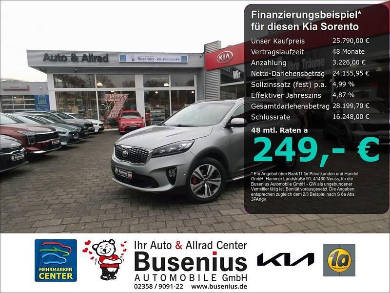 Klg) stahlgrau met (grau Gebraucht 2019 Kia Sorento GT-Line SUV | 25.790 € (Fairer Preis) - Bild 1/4