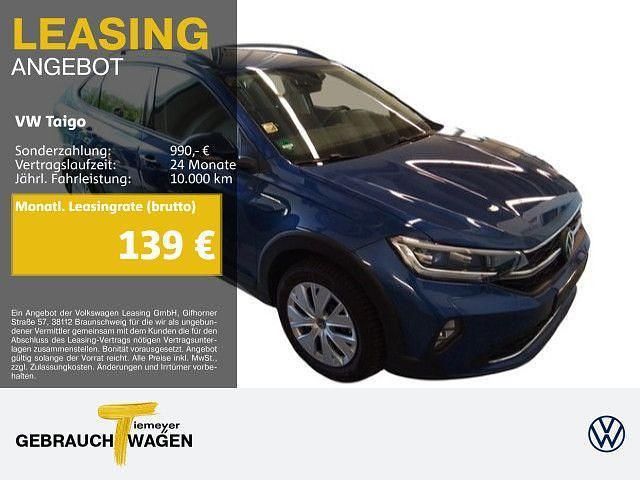 Blau Gebraucht 2024 VW Taigo Life SUV | 20.320 € (Etwas zu teuer) - Bild 1/4