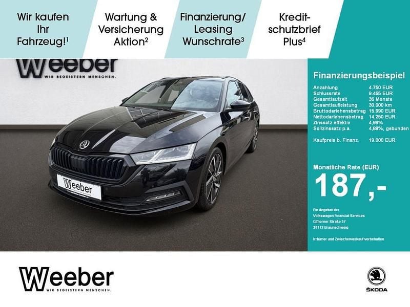 Schwarzmagic perleffekt (metallic) Gebraucht 2021 Skoda Octavia First Edition Kombi | 22.980 € (Guter Preis) - Bild 1/4