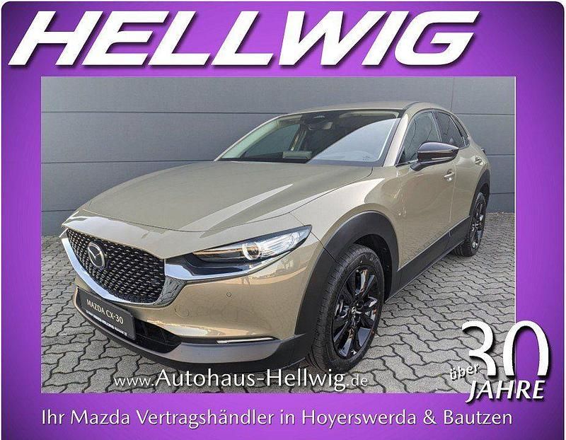 Zircon sand metallic (metallic) Gebraucht 2024 Mazda CX-30 Homura-Line SUV | 25.980 € (Superpreis) - Bild 1/4