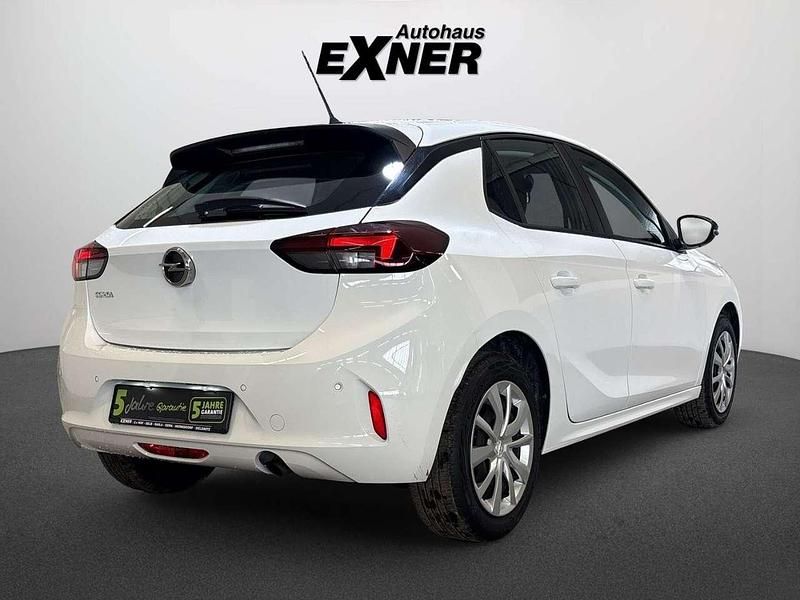 Gebraucht Opel Corsa Edition 101 PS (74 kW) 2023 Jade weiß/spiegel schwarz lackiert Kleinwagen