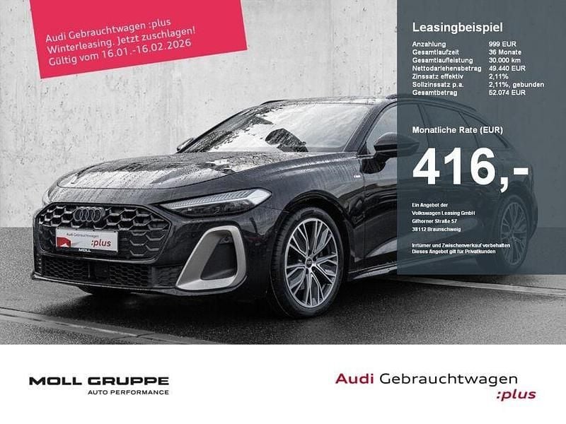 Mythosschwarz metallic Gebraucht 2025 Audi A5 S-Line Kombi | 49.440 € (Guter Preis) - Bild 1/4
