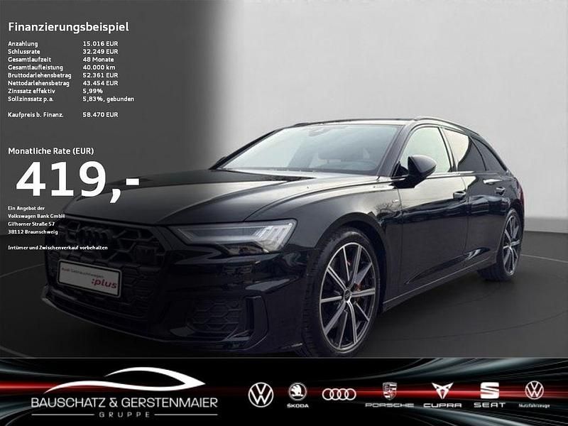 Brillantschwarz Gebraucht 2024 Audi A6 S-Line Kombi | 56.410 € (Teuer) - Bild 1/4