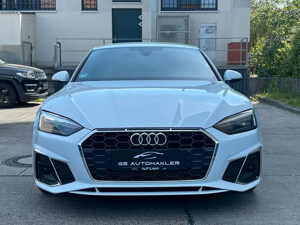 Gebraucht Audi A5 Sportback S-Line 204 PS (150 kW) 2021 Weiß Kleinwagen
