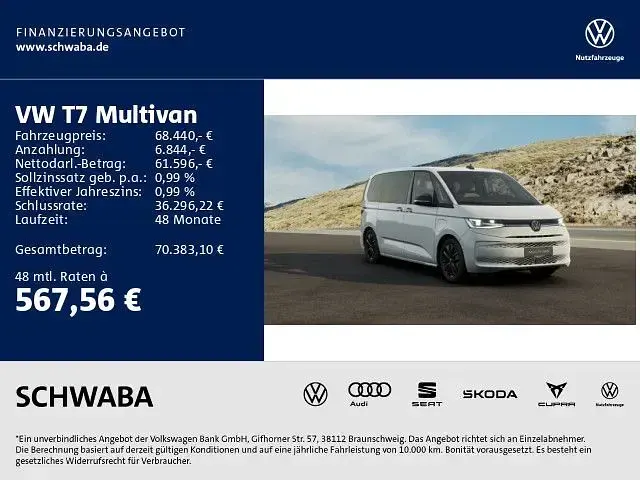 Gebraucht VW Multivan 245 PS (180 kW) 2026 Weiß Van / Kleinbus