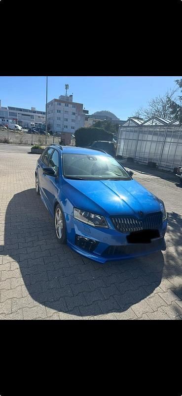 Gebraucht Skoda Octavia RS 220 PS (161 kW) 2014 Blau Kleinwagen