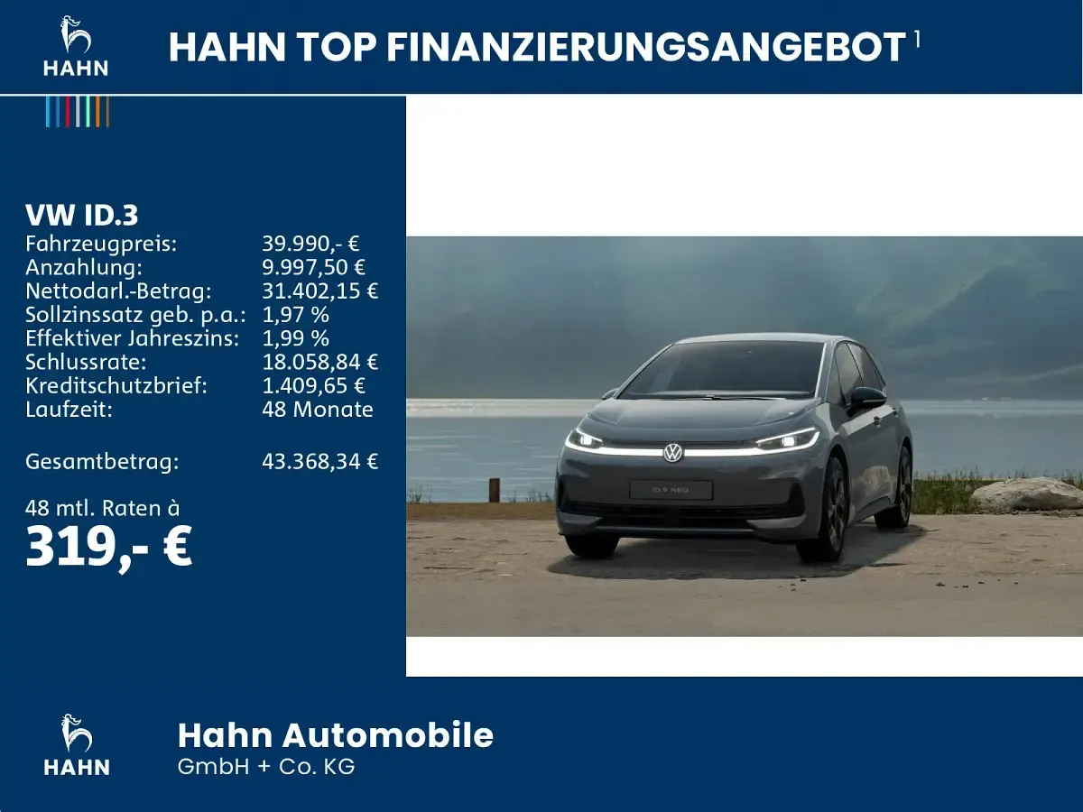 Neu VW ID.3 Style 169 kW (231 PS) 2026 Grau Kleinwagen
