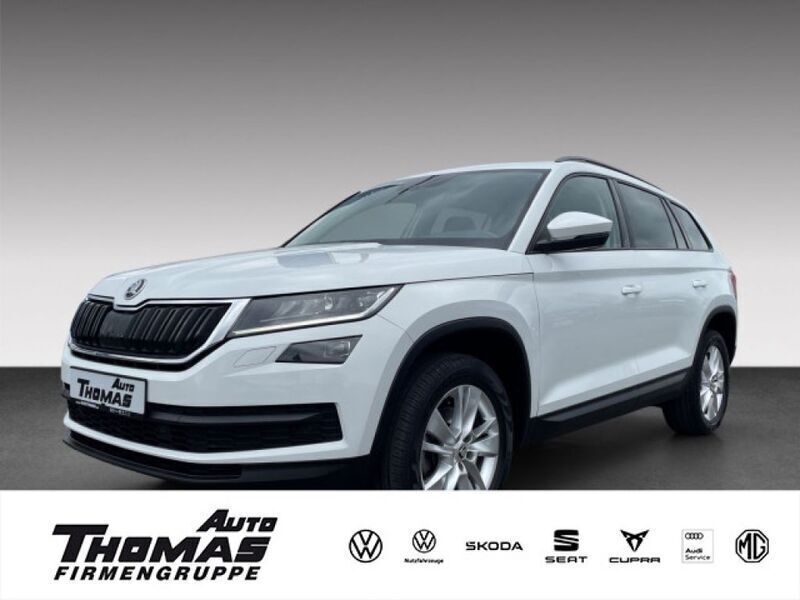 Pure weiss Gebraucht 2019 Skoda Kodiaq Soleil SUV | 26.888 € (Fairer Preis) - Bild 1/3