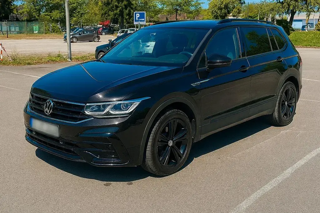 Gebraucht VW Tiguan Allspace R-line 190 PS (139 kW) 2022 Schwarz SUV