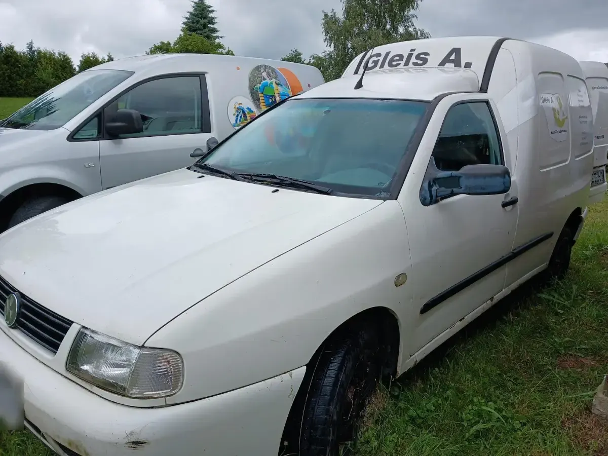 Gebraucht VW Caddy 64 PS (47 kW) 2001 Weiß Van / Kleinbus