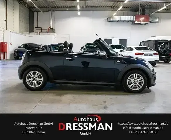 Occasion Mini One Cabriolet Pepper 98 ch (72 kW) 2013 Bleue Cabriolet