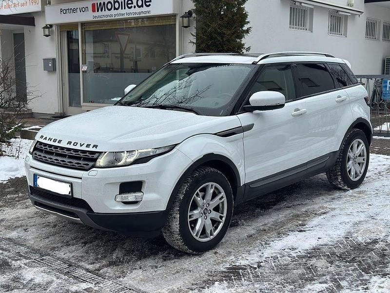 Weiß Gebraucht 2012 Land Rover Range Rover evoque Pure SUV | 9.250 € (Superpreis) - Bild 1/4