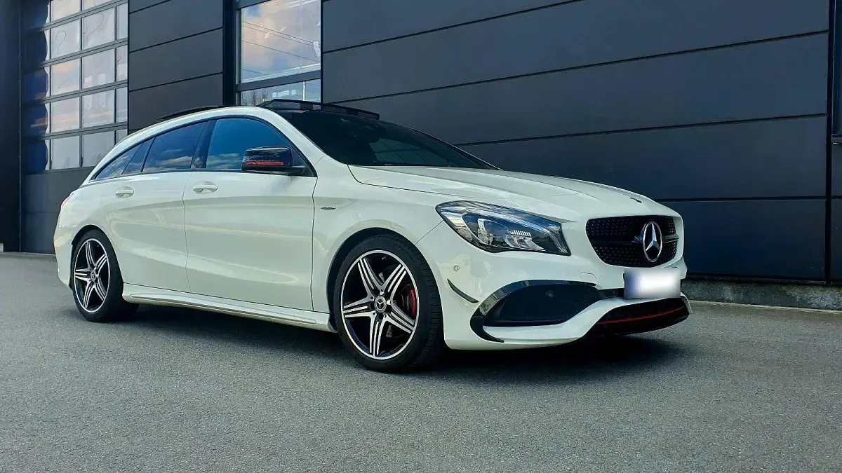 Gebraucht Mercedes CLA250e Shooting Brake AMG 218 PS (160 kW) 2017 Weiß Kombi