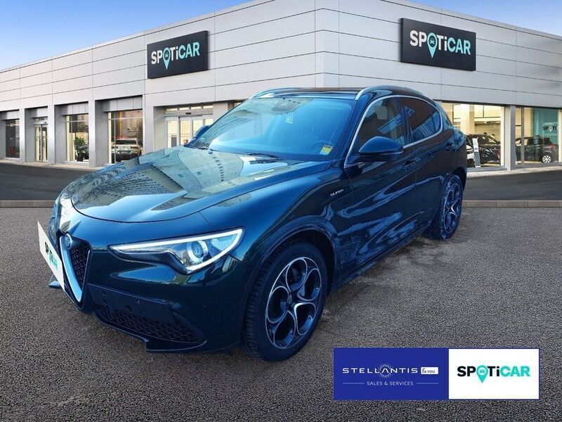 Grün Gebraucht 2020 Alfa Romeo Stelvio Lusso SUV | 29.890 € (Superpreis) - Bild 1/4