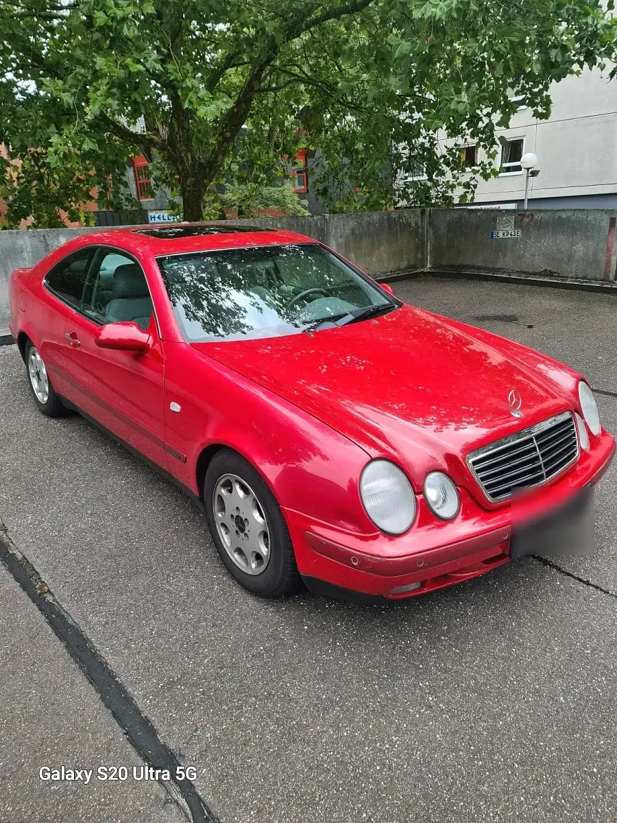 Gebraucht Mercedes CLK200 184 PS (135 kW) 1997 Rot Coupé