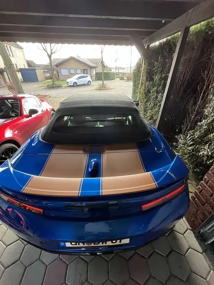 Gebraucht Chevrolet Camaro 453 PS (333 kW) 2017 Blau Cabrio
