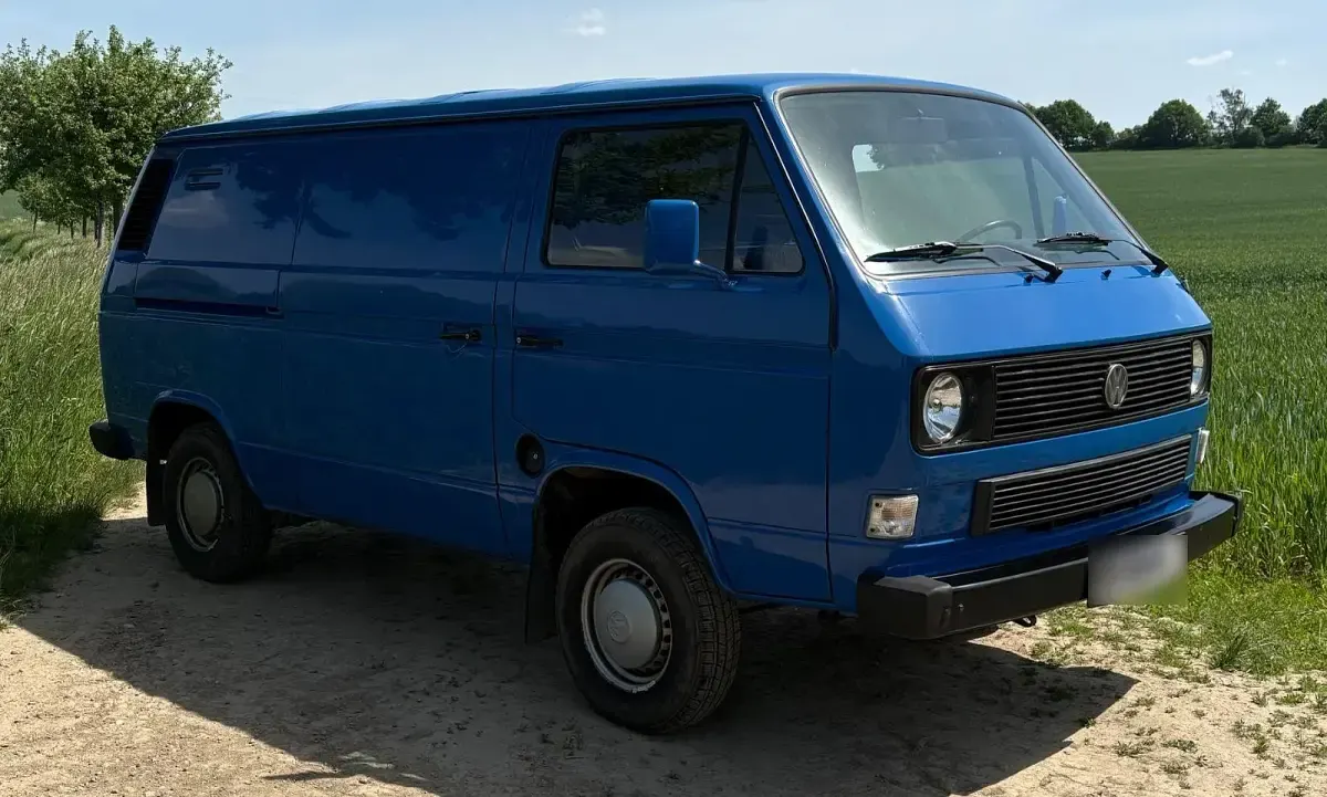 Gebraucht VW Transporter 69 PS (50 kW) 1988 Blau Van