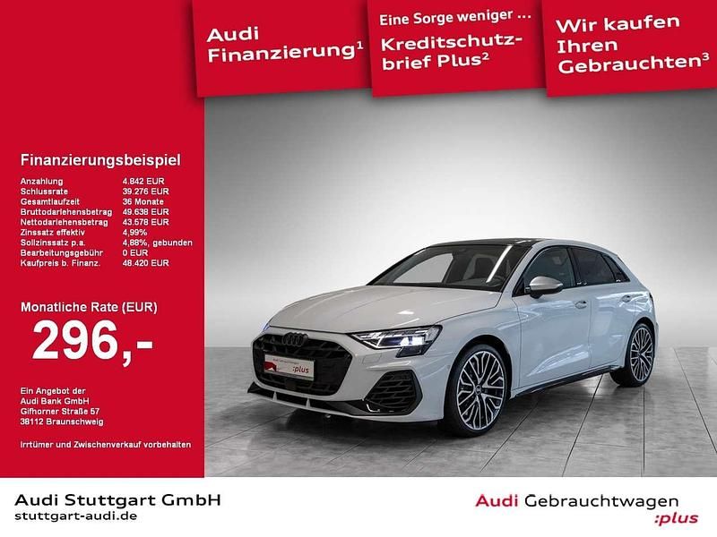 Weiß Gebraucht 2025 Audi S3 Sport Limousine | 48.420 € (Fairer Preis) - Bild 1/2