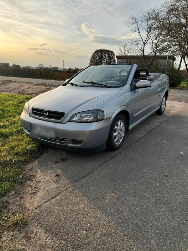 Silber Gebraucht 2001 Opel Astra Cabriolet Cabrio | 1.000 € (Superpreis) - Bild 1/4