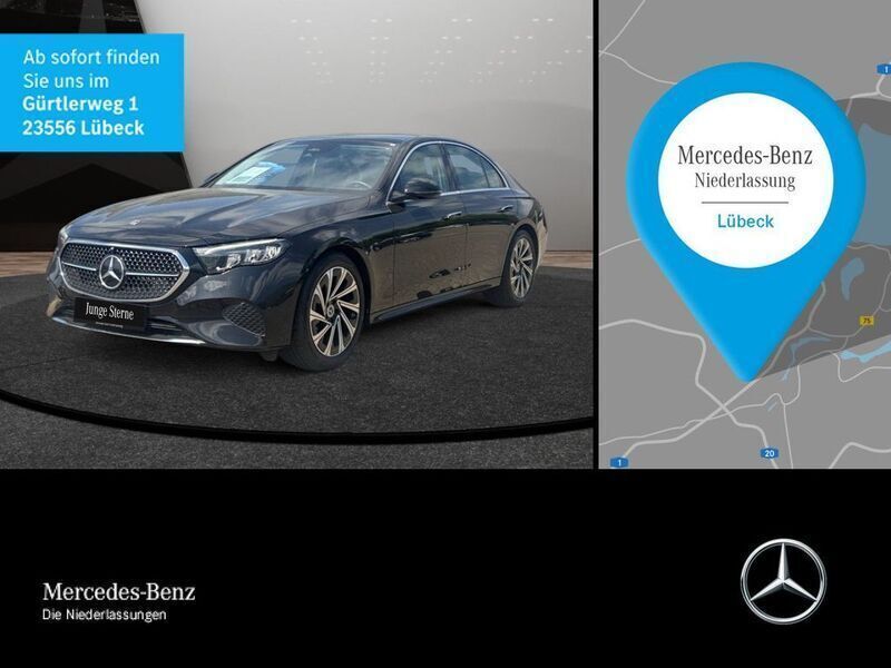 Schwarz Gebraucht 2024 Mercedes E220 Avantgarde Limousine | 45.990 € (Superpreis) - Bild 1/3