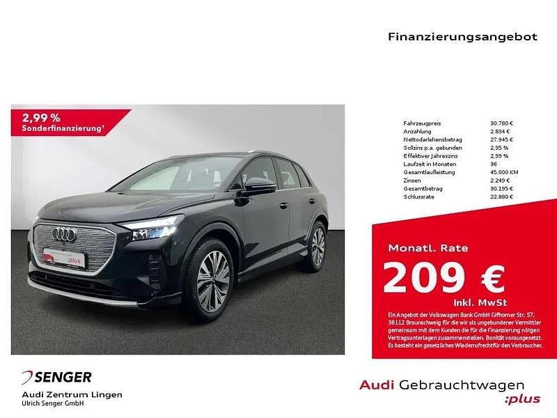 Gebraucht Audi Q4 e-tron Advanced 150 kW (204 PS) 2023 Mythosschwarz metallic SUV