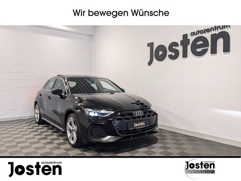 Schwarz Gebraucht 2025 Audi A3 Sportback S-Line Limousine | 38.290 € (Guter Preis) - Bild 1/4