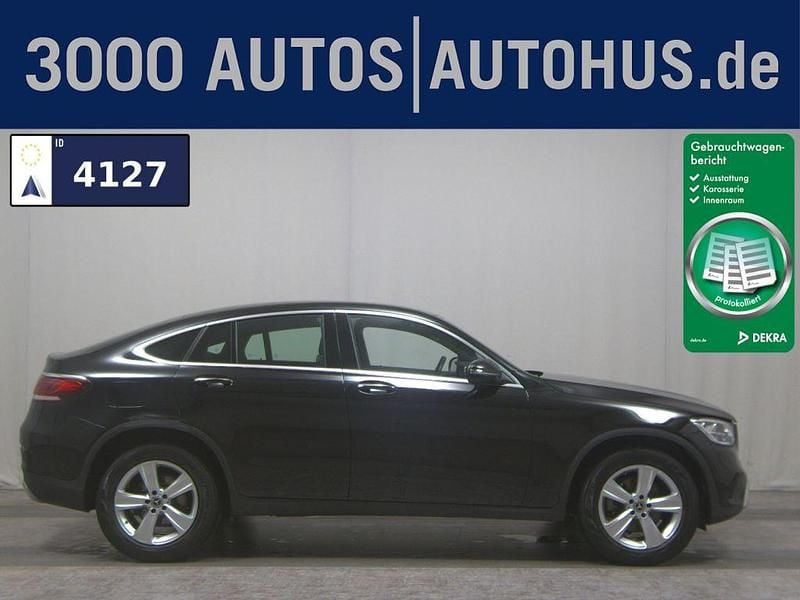 Schwarz Gebraucht 2021 Mercedes GLC220 Coupé | 30.980 € (Superpreis) - Bild 1/4